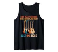 How Many Guitars Does a Guitar Player Need Funny Musicians Tank Top