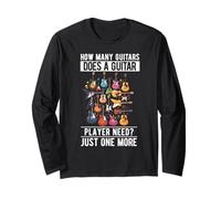 How Many Guitars Does a Guitar Player Need Guitarist Collect Long Sleeve T-Shirt
