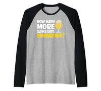 How Many More Slopes Until Bombardino Raglan Baseball Tee