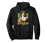 How Many Night A Week Should You Be Reading 67 Teacher Goose Pullover Hoodie