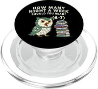 How Many Night Week Should Read 67 Funny Saying Meme Kids PopSockets PopGrip for MagSafe