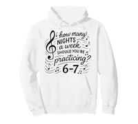How Many Nights A Week Should You Be Practicing 6-7 Quote Pullover Hoodie