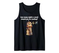 How Many Nights A Week Should You Be Reading 6-7 Owl Teacher Tank Top