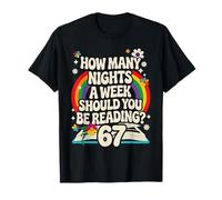 How Many Nights A Week Should You Be Reading 6-7 Teacher Kid T-Shirt