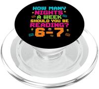 How Many Nights a Week Should You be Reading 67 Gamer Meme PopSockets PopGrip for MagSafe