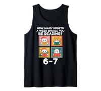 How Many Nights a Week Should You Be Reading 67 Meme Reader Tank Top