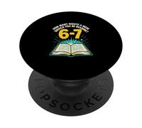 How Many Nights Reading 67 Meme Six Seven Teacher Funny PopSockets Adhesive PopGrip