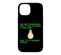 How Many Programmers Takes To Change Light Bulb Coder Joke Case for iPhone 14