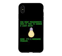 How Many Programmers Takes To Change Light Bulb Coder Joke Case for iPhone XS Max