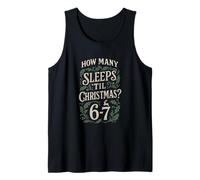 How Many Sleeps Til Christmas 67 Six Seven Pajamas Matching Tank Top