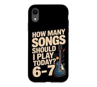 How Many Songs Should I Play Today 6-7 Guitar Case for iPhone XR