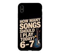 How Many Songs Should I Play Today 6-7 Guitar Case for iPhone XS Max