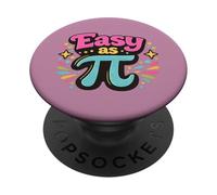 How Pinks Easy As Pi Retro Math PopSockets Adhesive PopGrip