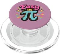 How Pinks Easy As Pi Retro Math PopSockets PopGrip for MagSafe