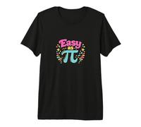 How Pinks Easy As Pi Retro Math Premium T-Shirt