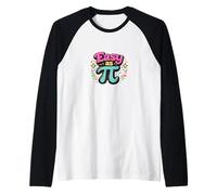 How Pinks Easy As Pi Retro Math Raglan Baseball Tee