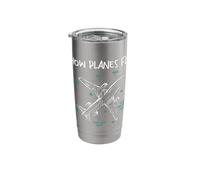 How Planes Fly - Aerospace Engineer Aeronautical Engineering Stainless Steel Insulated Tumbler