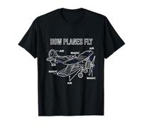 How Planes Fly Aerospace Engineer T-Shirt