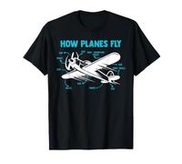 How Planes Fly - Airline Pilot Aviation Aircraft Lover T-Shirt