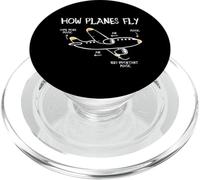 How Planes Fly Airplane Flight Aviation Pilot Diagram PopSockets PopGrip for MagSafe
