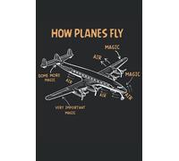 How Planes Fly: Aviation Notebook / Journal 6x9 Inches - 100 Lined Pages - Perfect For Airplane Pilots And Flight School Students