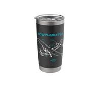 How Planes Fly How Planes Fly Aviation Pilot Stainless Steel Insulated Tumbler