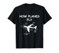 How Planes Fly Magic Magic Air Plane Buoyancy Aviation T-Shirt
