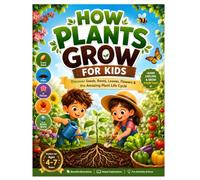 HOW PLANTS GROW FOR KIDS: Discover Seeds, Roots, Leaves, Flowers & the Amazing Plant Life Cycle