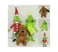 How the Grinch Stole Christmas Grinch Max Dog Plush Doll Stuffed Toys Kids XMAS