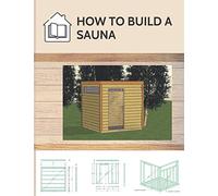 How to build a sauna: Wooden outdoor sauna in inches