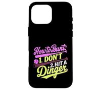 How To Bunt Don't Hit A Dinger Baseball Practice |- Case for iPhone 16 Pro Max
