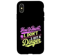 How To Bunt Don't Hit A Dinger Baseball Practice |- Case for iPhone X/XS