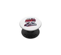How To Bunt, Hit a Dinger Funny Baseball Player Home Run Fun PopSockets Adhesive PopGrip
