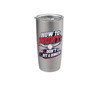 How to Bunt, Hit a Dinger Funny Baseball Player Home Run Fun Stainless Steel Insulated Tumbler
