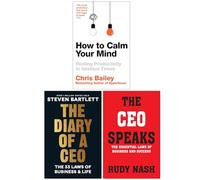 How to Calm Your Mind, The Diary of a CEO & The CEO Speaks 3 Books Collection Set