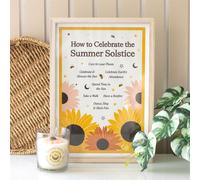 How to Celebrate the Summer Solstice Framed Wall Art Print