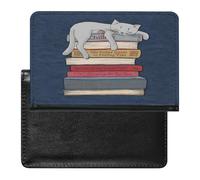 How to Chill Li.ke A Cat Passport Wallet Cute Passport Case with Card Slot Travel Passport Holder Cover
