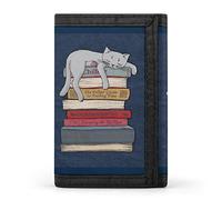 How to Chill Li.ke A Cat Trifold Wallet Cute Card Slots Holder Clutch Purse Wallets for Men Women