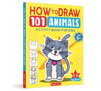 How to Draw: 101 Animals (Activity Books for Kids) (Ages 5+)