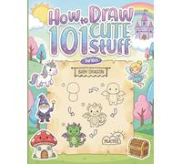 How To Draw 101 Cute Stuff For Kids: Discover the Joy of Sketching Delightful Things with This Interactive Step-by-Step Tutorial Book Perfect for Developing Focus and Imagination in Young Beginners