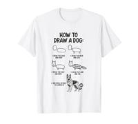 How to Draw A Dog T-Shirt