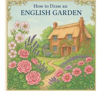 How to Draw an English Garden - Coloring Book: Learn to Sketch and Color Classic Cottage Gardens with Step-by-Step Illustrations