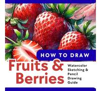 How to Draw Fruits and Berries for Beginners: Step-by-Step Watercolor and Pencil Drawing Guide for Beginners | Botanical Illustration, Sketching ... and Coloring Workbook (Drawing for Beginners)