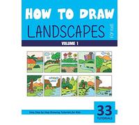 How to Draw Landscapes for Kids - Volume 1 (How to Draw Books for Kids)