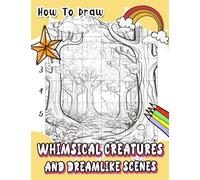 How To Draw Whimsical Creatures and Dreamlike Scenes: Unlock Your Imagination with Intricate Illustrations - Adult Coloring Book with Step-by-Step Tutorials for a Spectacular Escape
