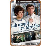 How to Drown Dr. Mracek, the Lawyer Film Movie Poster Retro Metal Tin Sign Wall Home Wall Art Metal Tin Sign,cave,bar,Club, Metal Tin Sign 8x12 Inches