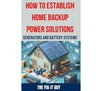 How to Establish Home Backup Power Solutions - Generators and Battery Systems: The Ultimate Guide to Choosing, Installing, and Maintaining Home Backup ... Preparedness, Energy (The Fixers Handbook)