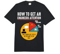 How to Get an Engineers Attention Engineer Technology Funny Comfort Colors Adult Heavyweight T-Shirt