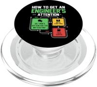 How to Get An Engineer's Attention Funny Engineer Joke PopSockets PopGrip for MagSafe