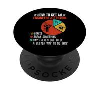 How to Get An Engineers Attention Funny Engineering PopSockets Adhesive PopGrip